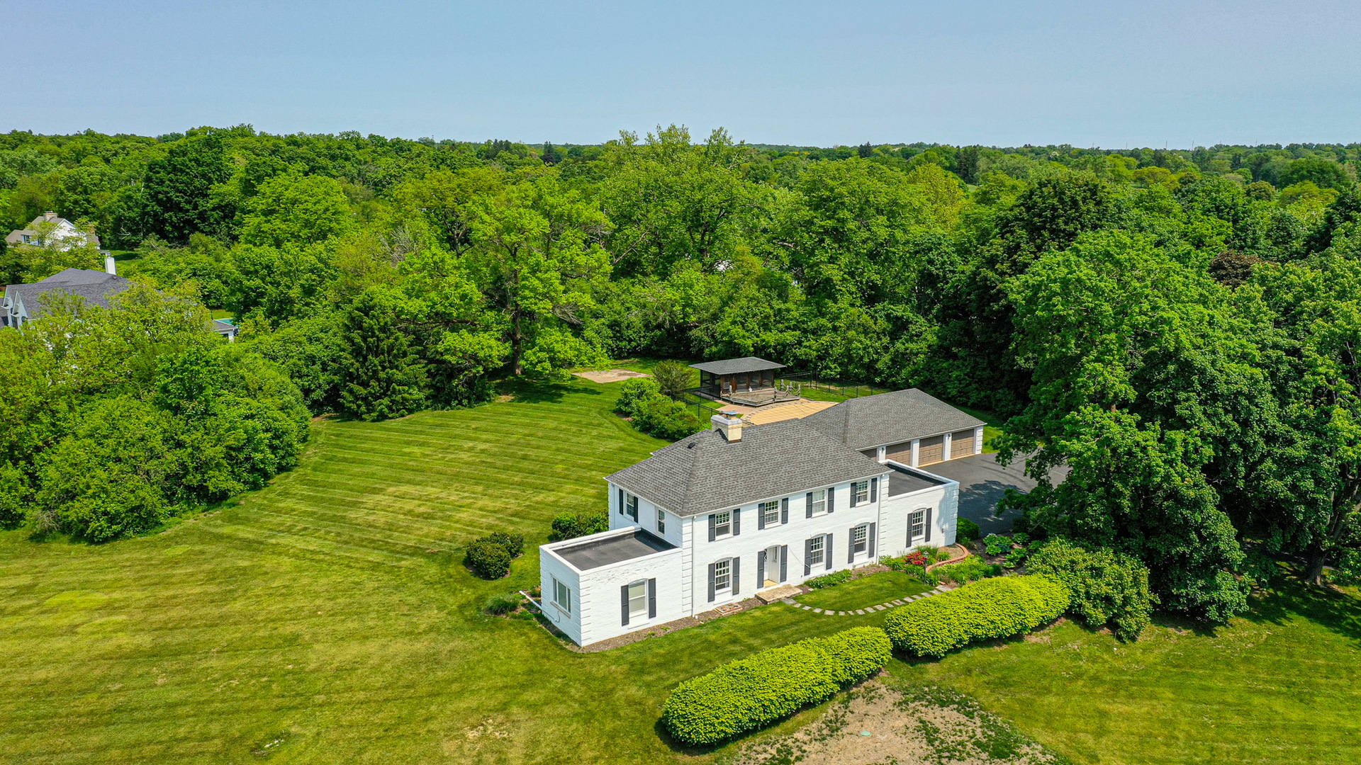 1596 West Palatine Road Inverness, IL 60067 - Photo 32 of 49 a view of a house with a big yard