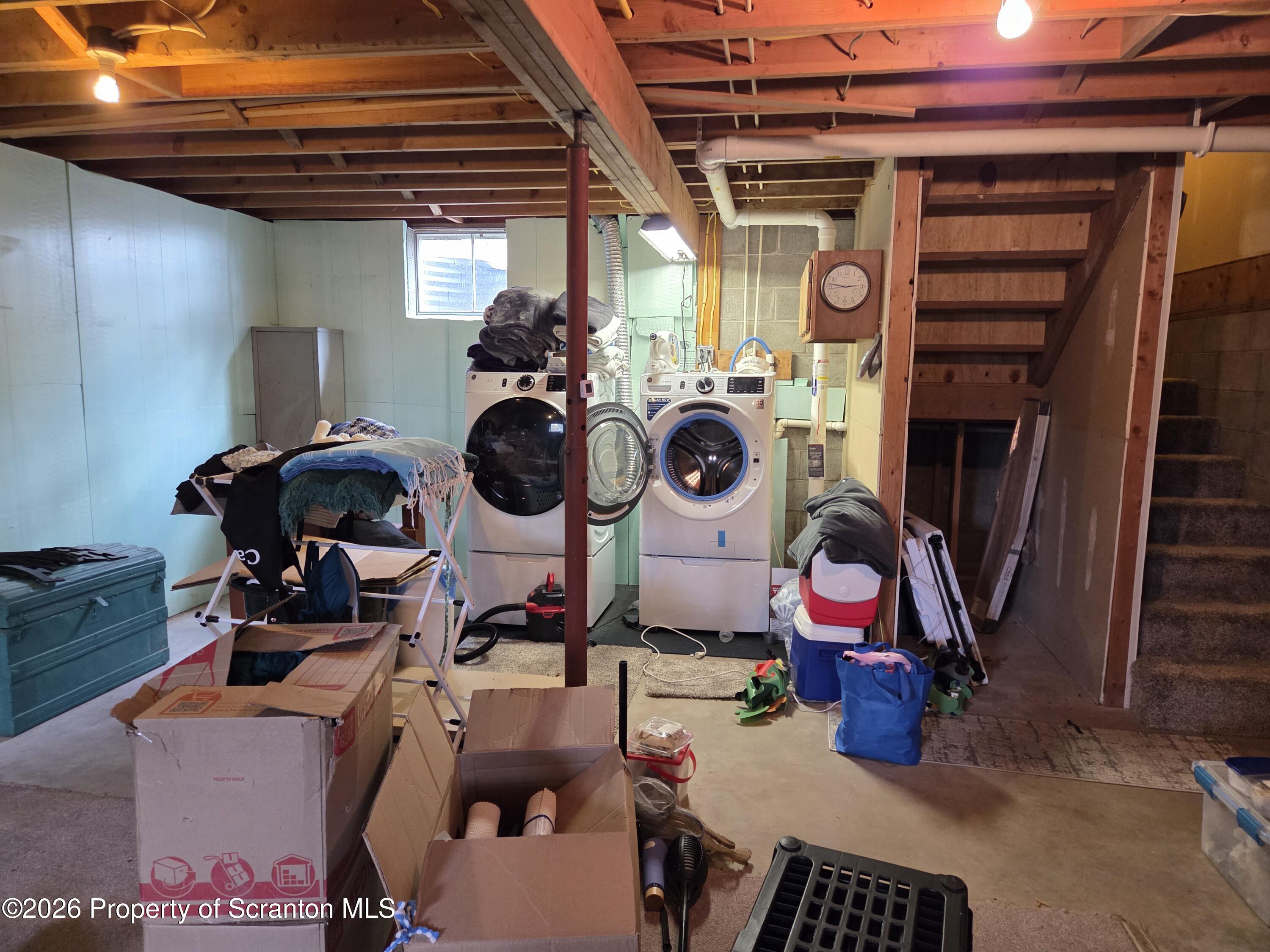 142 Dark Hollow Road Tunkhannock, PA 18657 - Photo 32 of 35 Basement Laundry Area