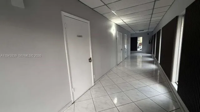 a view of a hallway
