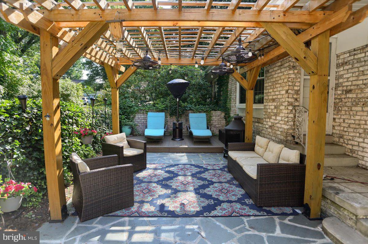 540 Devon Road Camp Hill, PA 17011 - Photo 6 of 36 Courtyard with Pergola Perfect for Entertaining