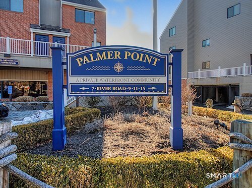 9 River Road, Unit 418 Greenwich, CT 06807 - Photo 2 of 38 a view of a street sign