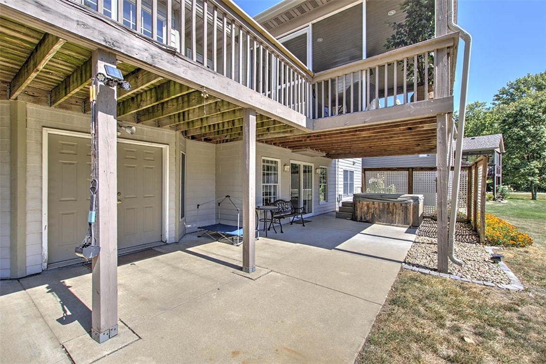 5265 Harbour Court Decatur, IL 62521 - Photo 35 of 43 Patio off of basement with hot tub
