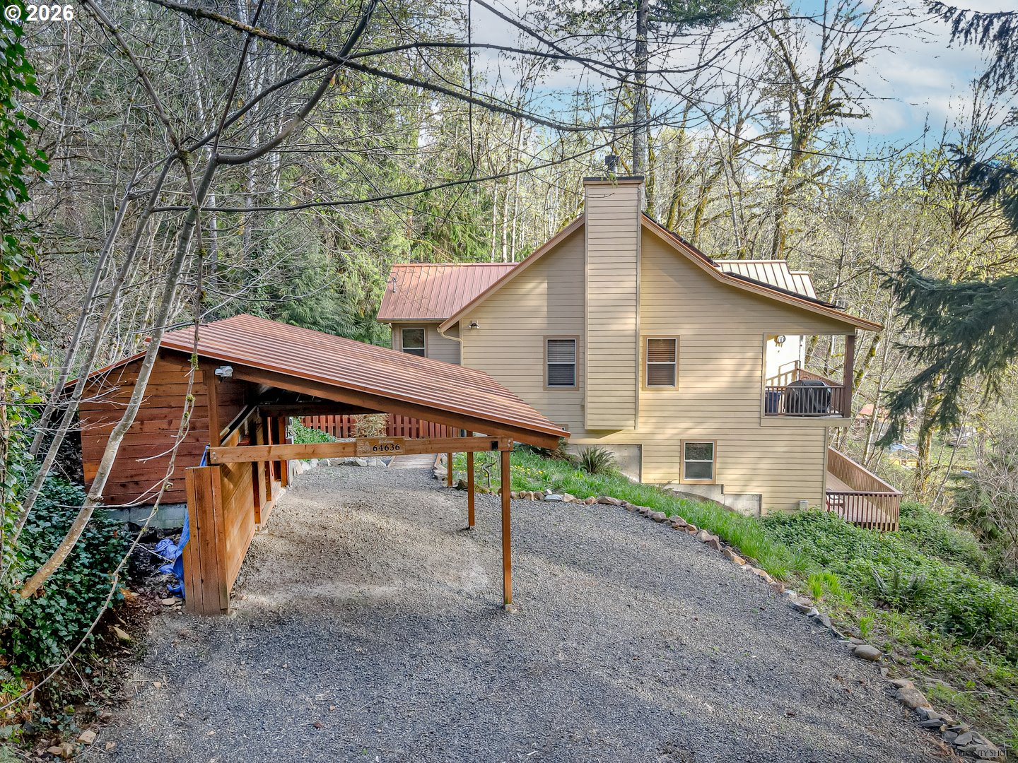 64636 Mc Intyre Road Rhododendron, OR 97049 - Photo 3 of 48 a view of outdoor space and yard
