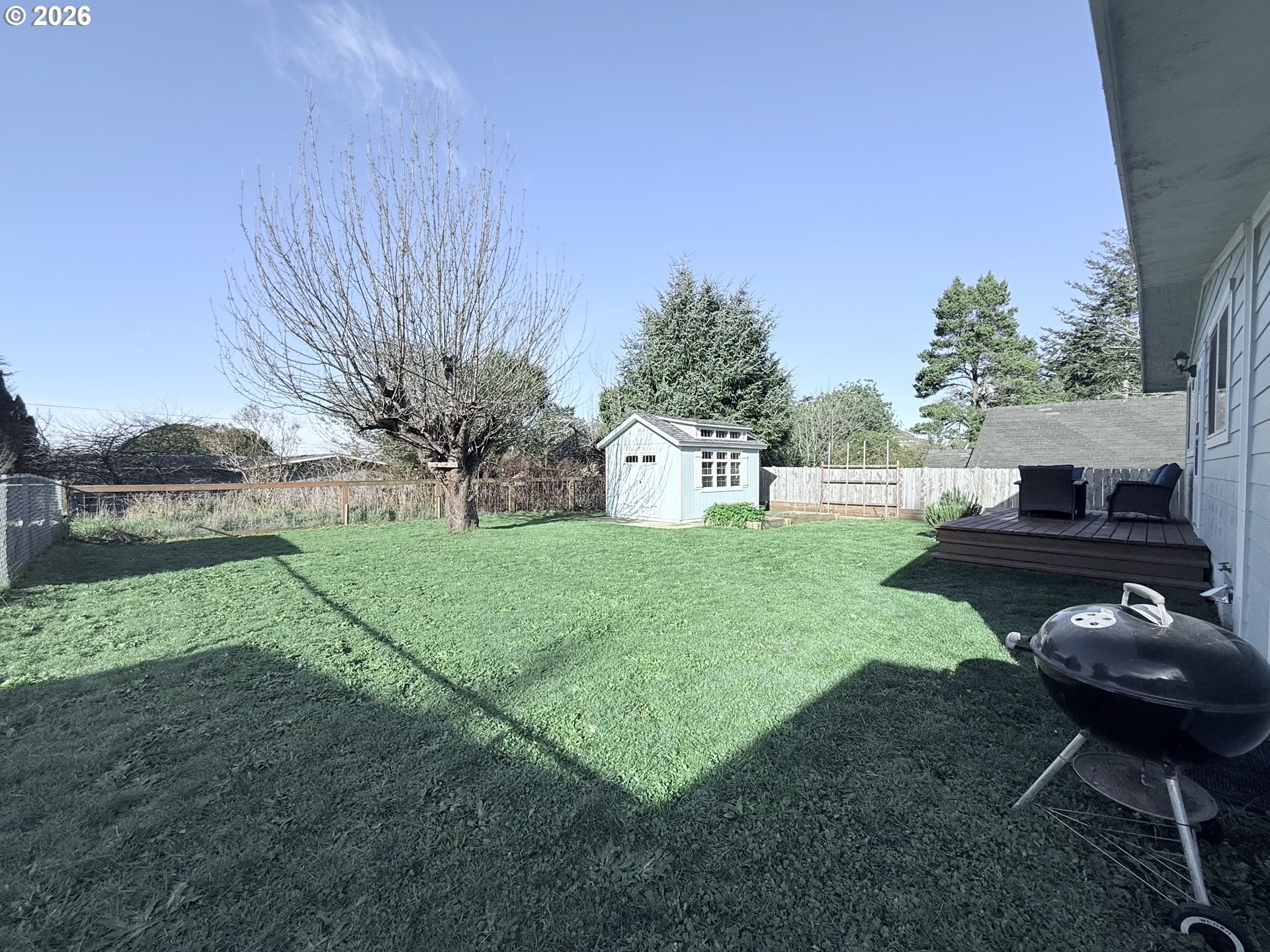 370 North Wall Street Coos Bay, OR 97420 - Photo 29 of 36 a view of a backyard with sitting area