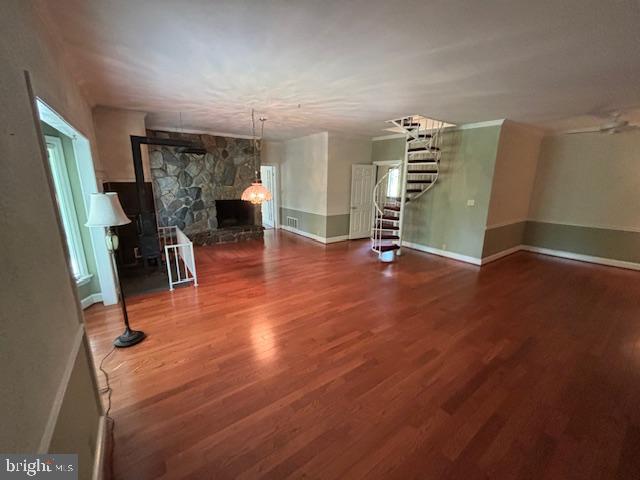 10024 Colvin Run Road Great Falls, VA 22066 - Photo 20 of 43 Family Room with Fireplace and Wood Burning Stove