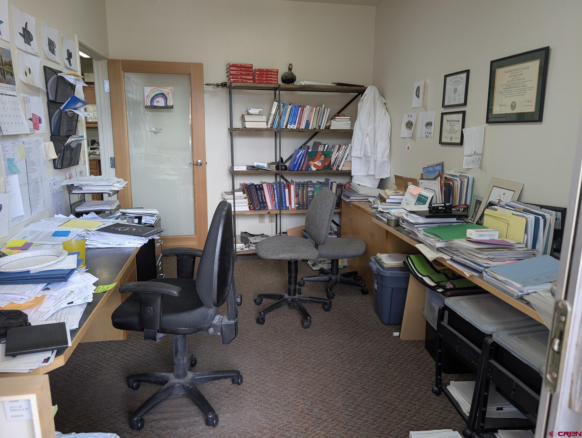 1201 Main Street, Unit 203A AND 203B Durango, CO 81301 - Photo 6 of 10 a view of a workspace with furniture