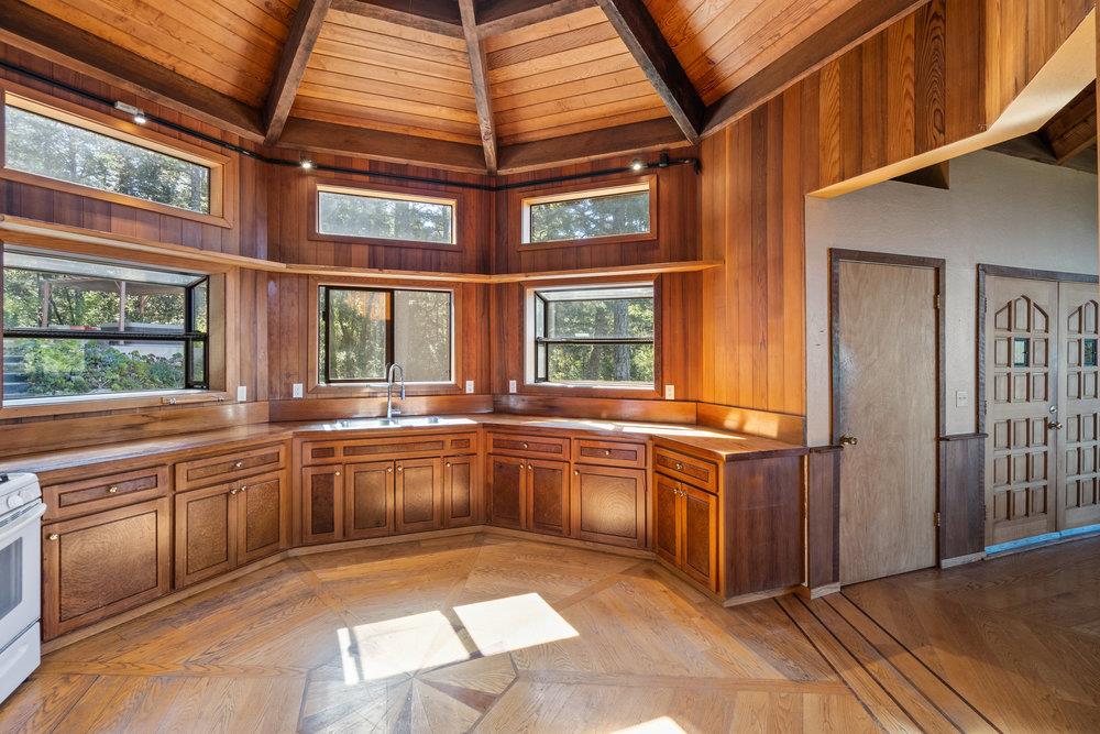 200 South Ranch Road Pescadero, CA 94060 - Photo 13 of 72 a large kitchen with stainless steel appliances granite countertop a stove and a sink