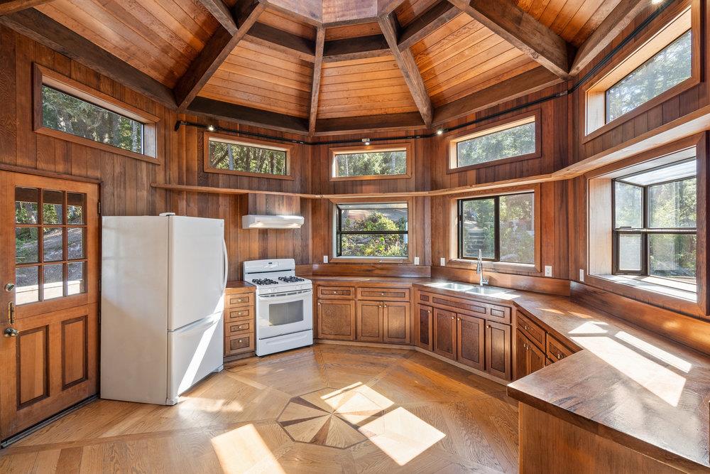 200 South Ranch Road Pescadero, CA 94060 - Photo 15 of 72 a kitchen with stainless steel appliances granite countertop a stove and a refrigerator