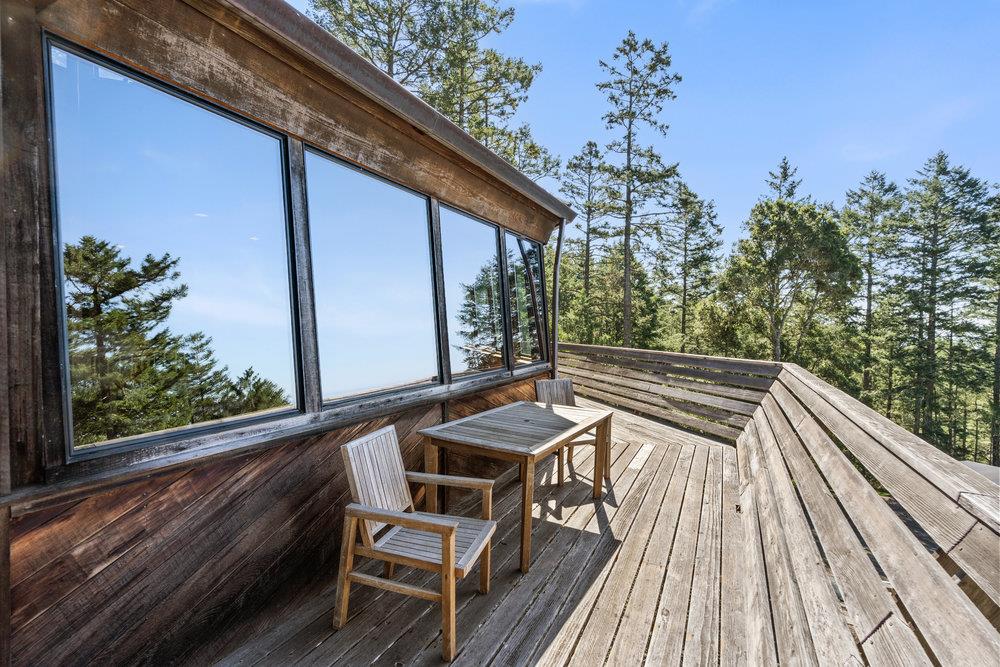 200 South Ranch Road Pescadero, CA 94060 - Photo 41 of 72 a view of balcony with wooden floor and outdoor seating