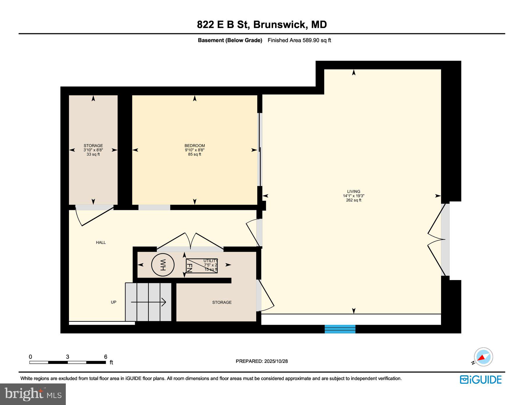 822 East B Street Brunswick, MD 21716 - Photo 40 of 42 a picture of floor plan