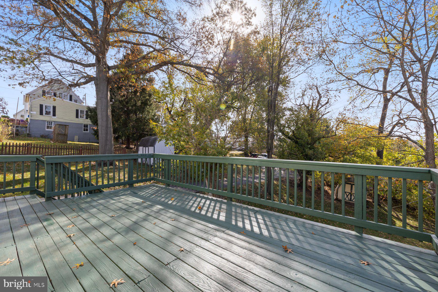 822 East B Street Brunswick, MD 21716 - Photo 9 of 42 a view of street with wooden deck
