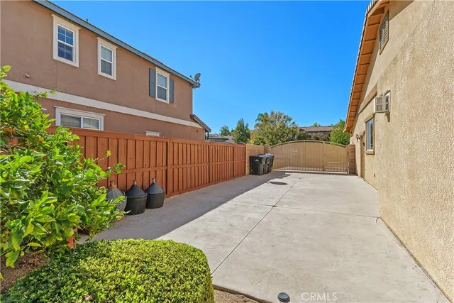 a backyard of a house with a yard