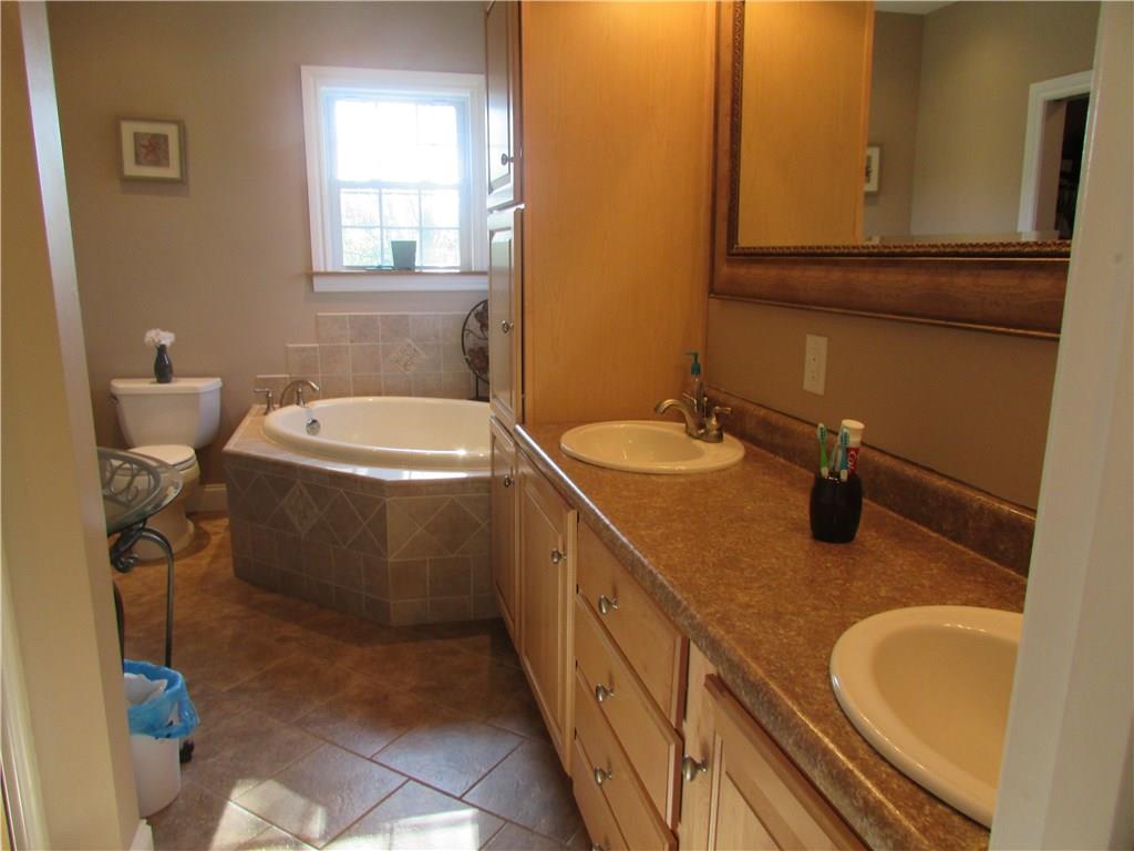 1219 Shaw Road Volant, PA 16156 - Photo 10 of 18 Master bath with garden tub & walk-in shower