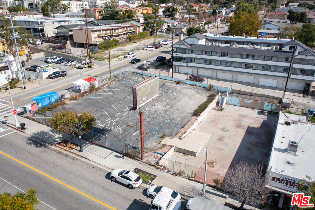 9938 Commerce Avenue Tujunga, CA 91042 - Photo 4 of 8 an aerial view of a building with outdoor space