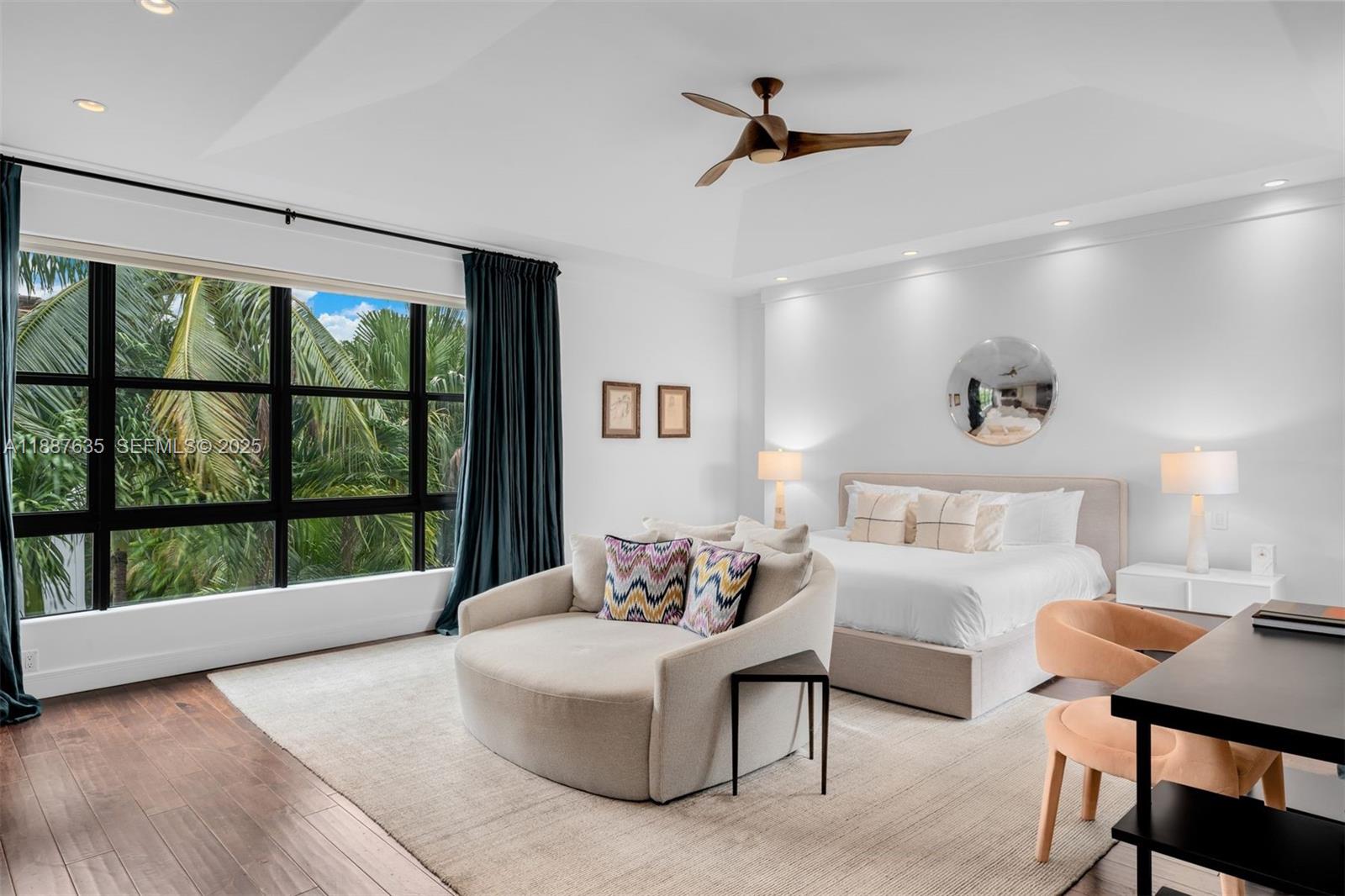 330 Caribbean Road Key Biscayne, FL 33149 - Photo 19 of 46 a living room with furniture and a window