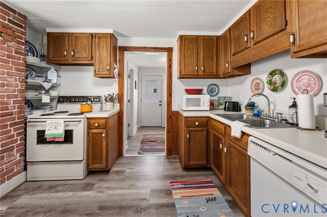 738 Bowlers Road Center Cross, VA 22437 - Photo 15 of 25 Another view of Kitchen showing entrance to utilit