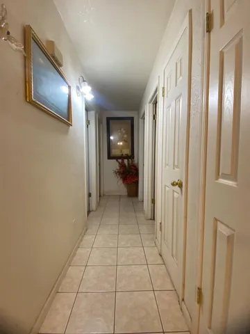 a view of a hallway with interior of the house
