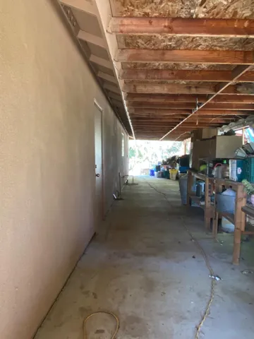 a view of storage and utility room