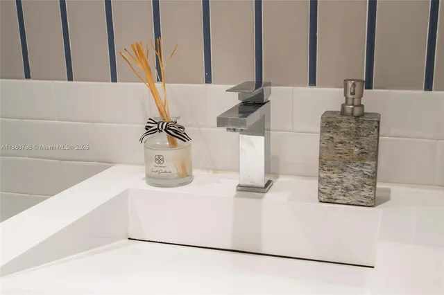 a close view of dining table