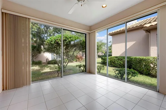 a view of a swimming pool with a lounge chairs