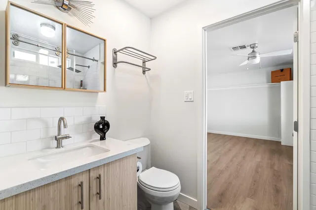 a view of parking garage