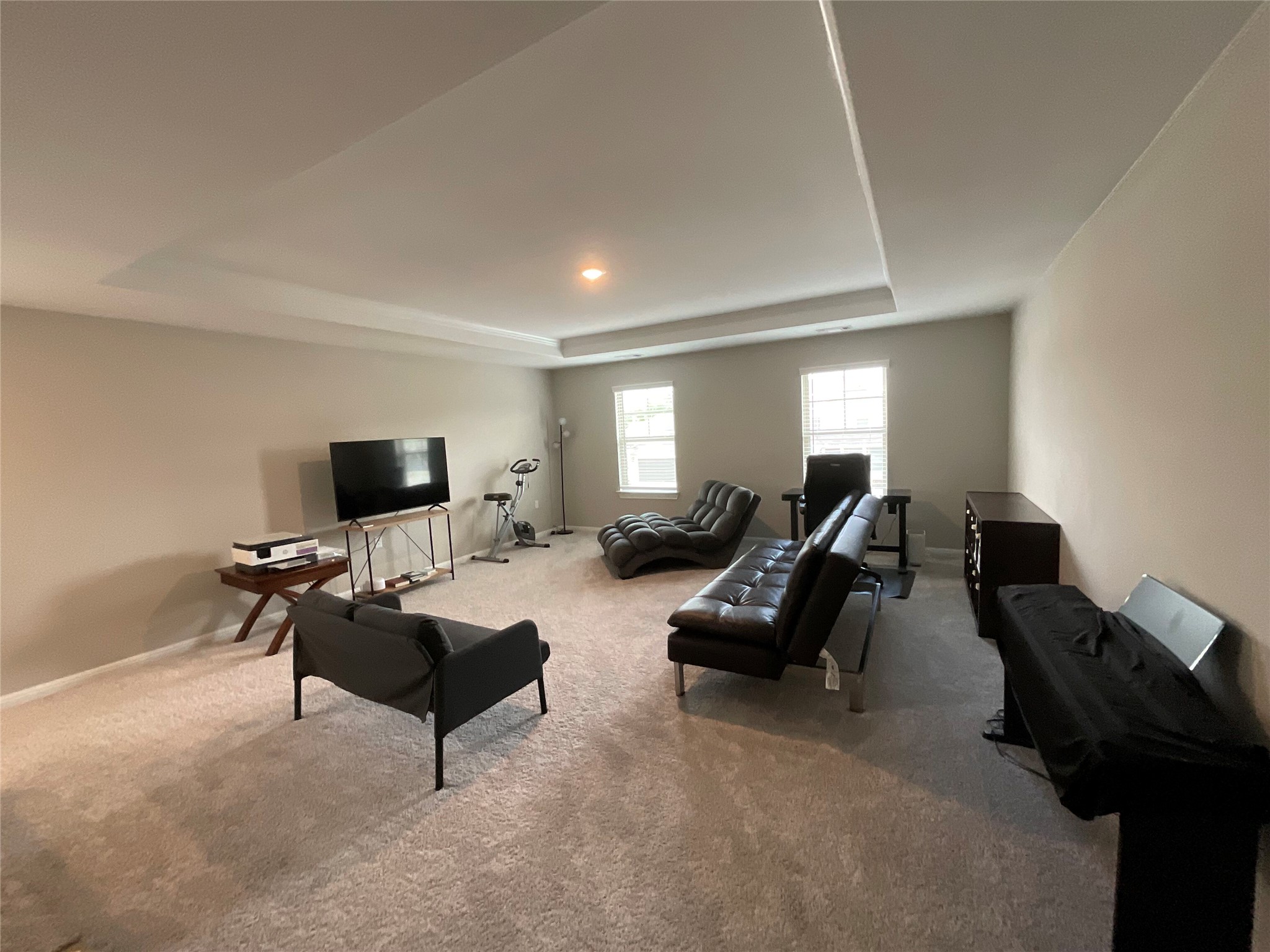 5425 Durango Pass Austin, TX 78724 - Photo 15 of 32 Living area with recessed lighting, and a tray ceiling