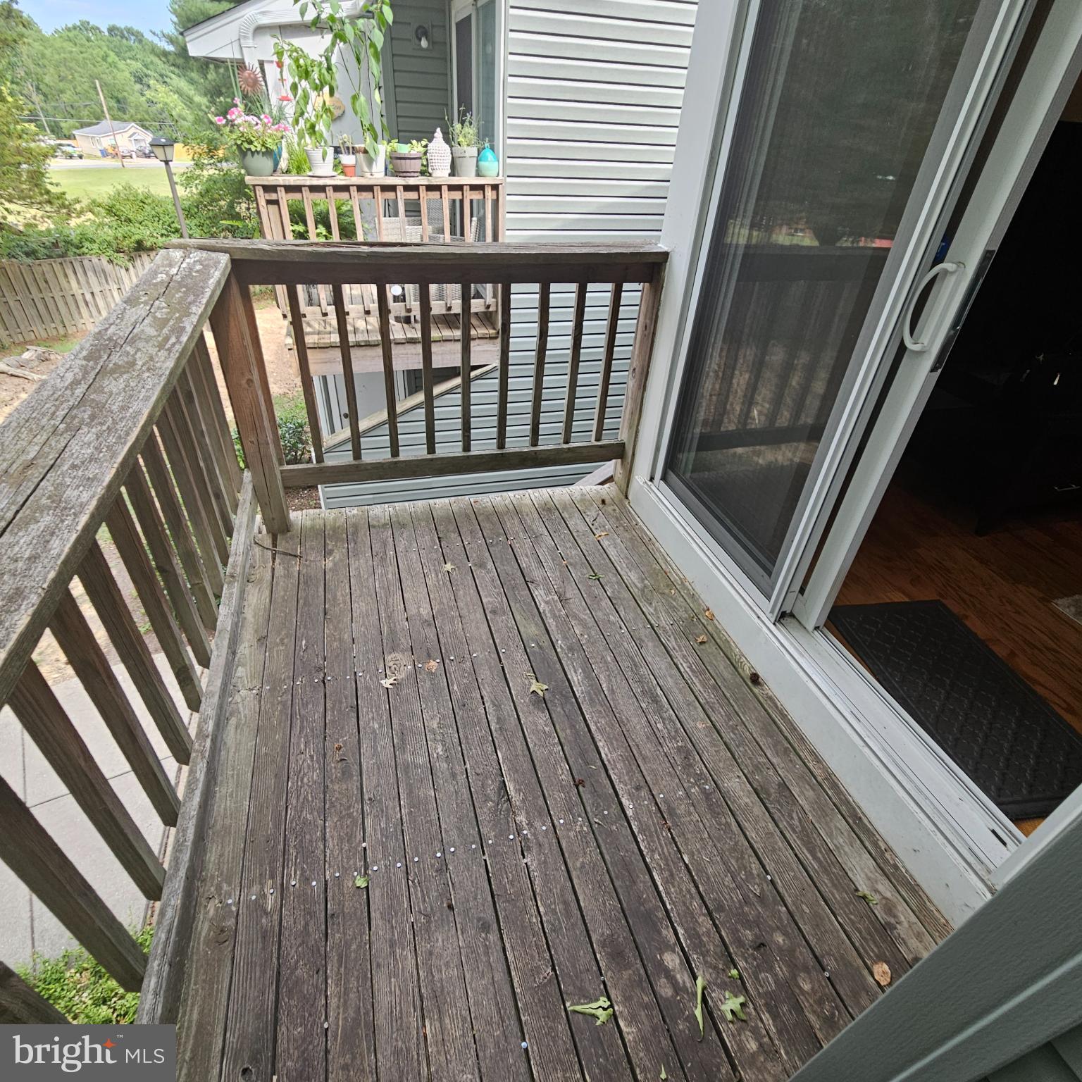 8637 D Beekman Place, Unit 37D Alexandria, VA 22309 - Photo 18 of 18 a view of balcony with wooden floor