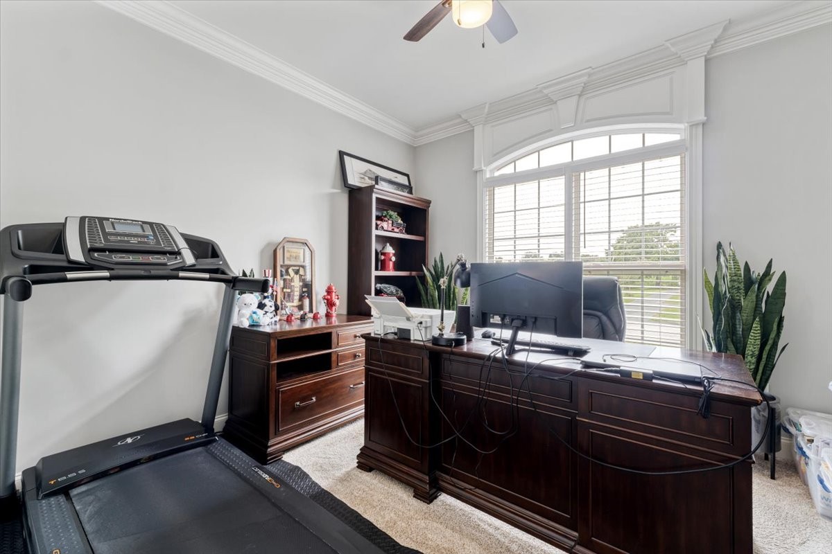 106 Riley Creek Road Tullahoma, TN 37388 - Photo 14 of 25 a view of a workspace with furniture and a window