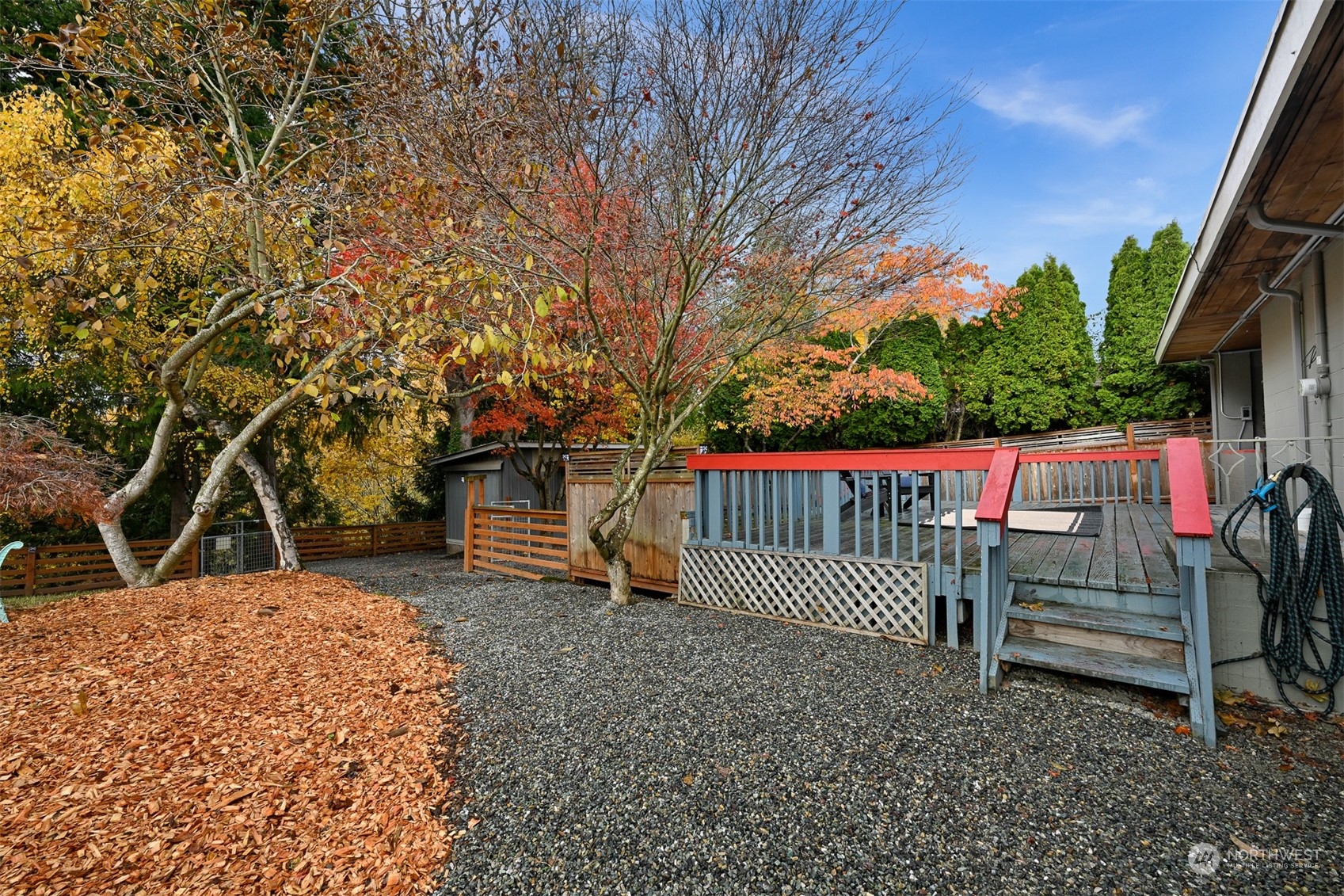 2907 Lynn Street Bellingham, WA 98225 - Photo 30 of 40 a view of a bench in a backyard