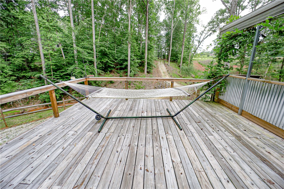 405 Meadows Lane Townville, SC 29689 - Photo 24 of 31 large deck for sun bathing, reading, games, and en