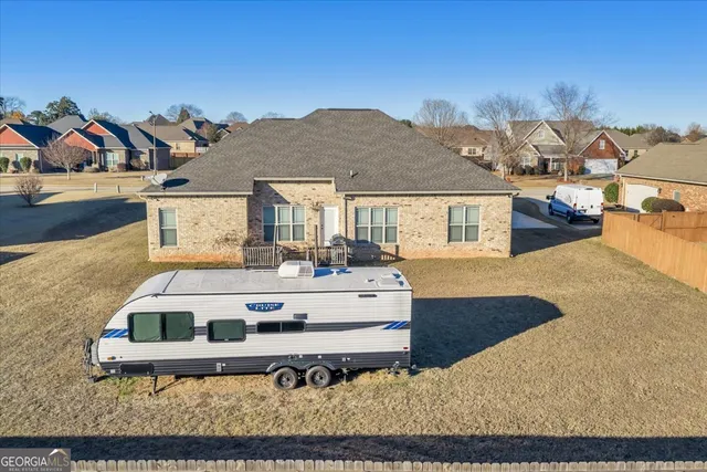 a view of a house with roof deck