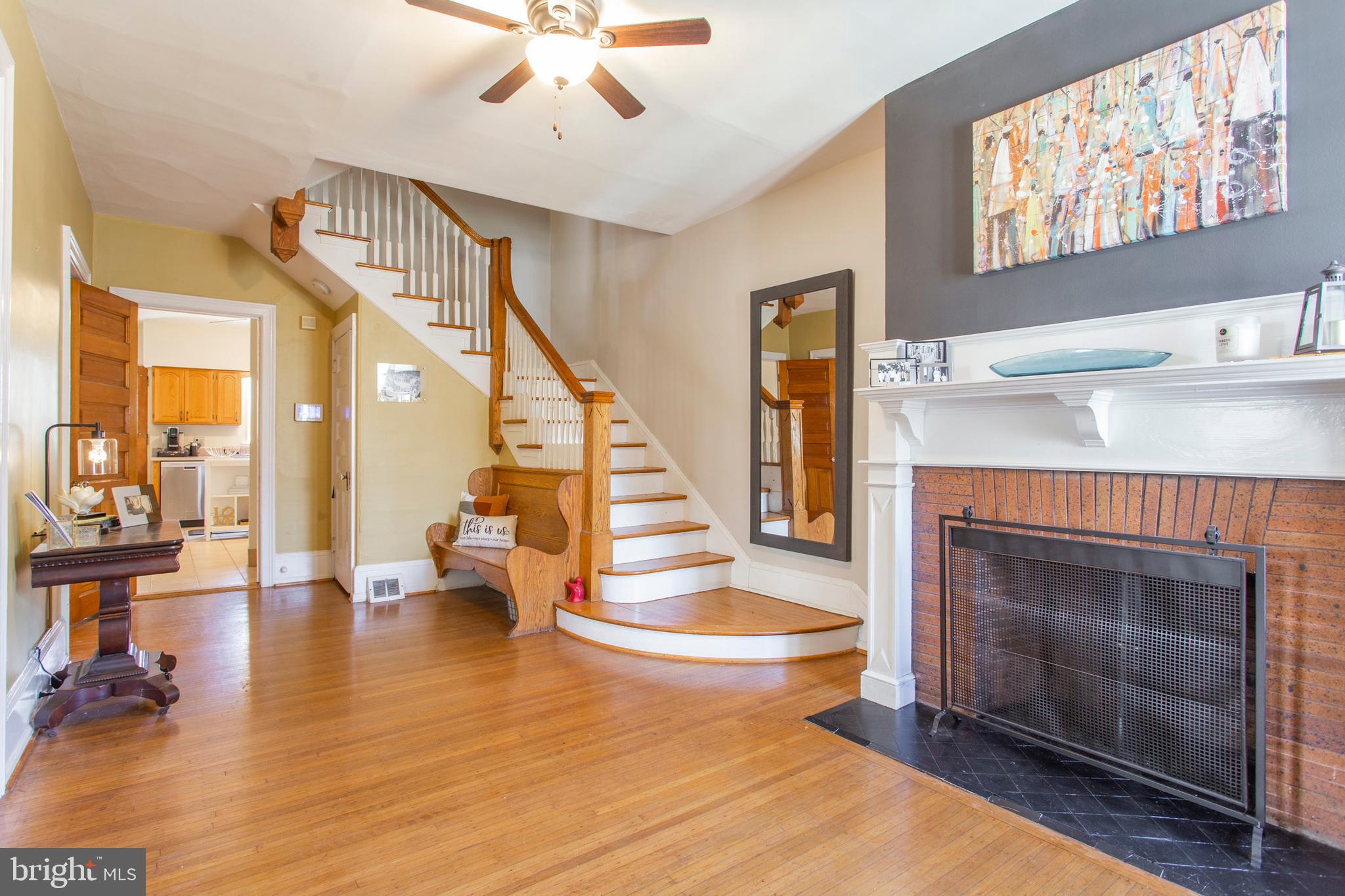 6338 Sherwood Road Philadelphia, PA 19151 - Photo 5 of 48 Foyer with fireplace