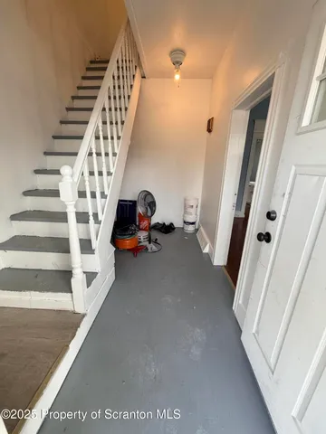 a view of entryway and hall