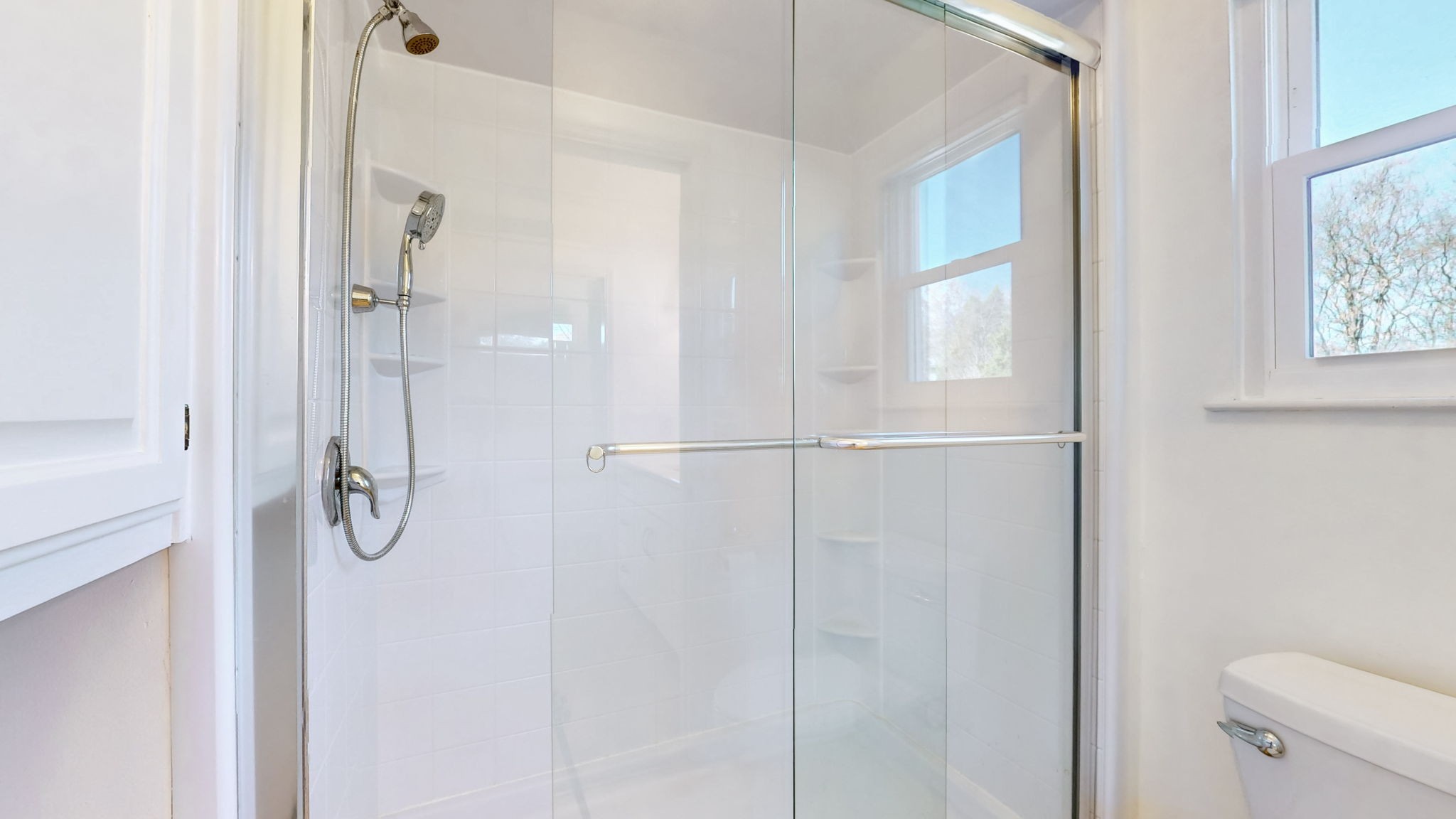 120 3 Fork Bridge Road Wartrace, TN 37183 - Photo 21 of 48 a bathroom with a glass shower door