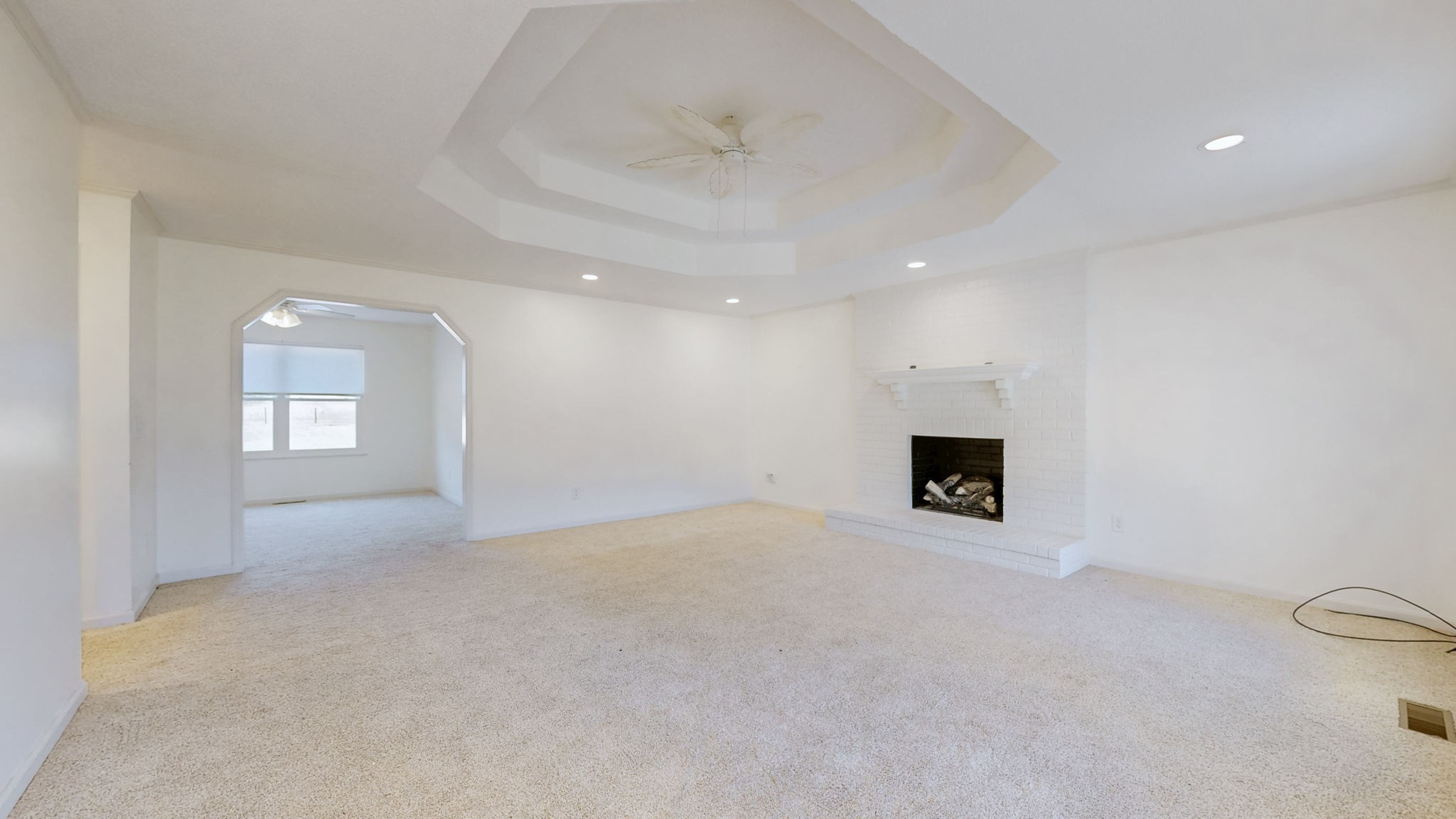 120 3 Fork Bridge Road Wartrace, TN 37183 - Photo 3 of 48 a view of an empty room with a fireplace