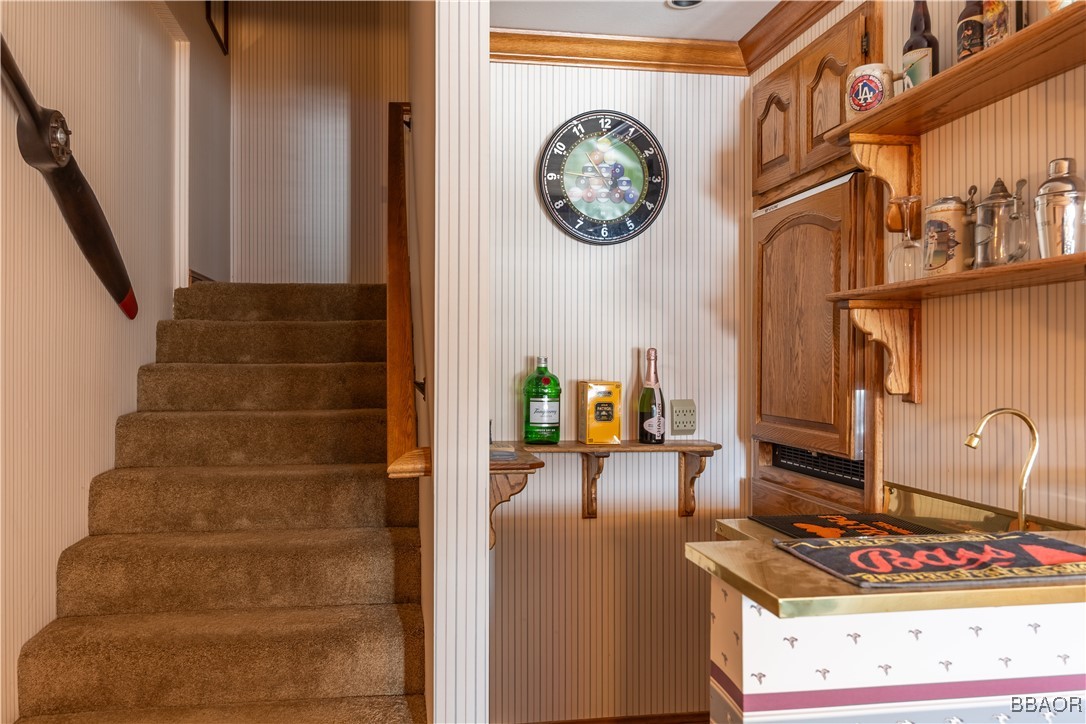 599 Cove Drive Big Bear Lake, CA 92315 - Photo 24 of 50 a view of entryway with wooden floor