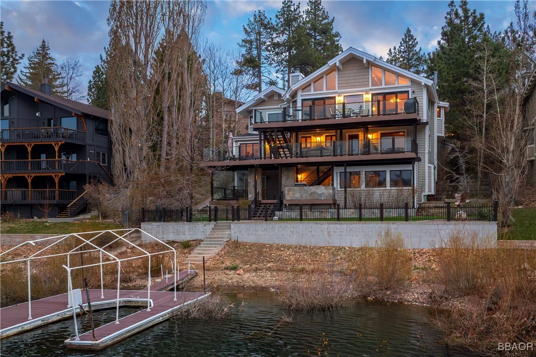 599 Cove Drive Big Bear Lake, CA 92315 - Photo 49 of 50 a front view of a house with a yard