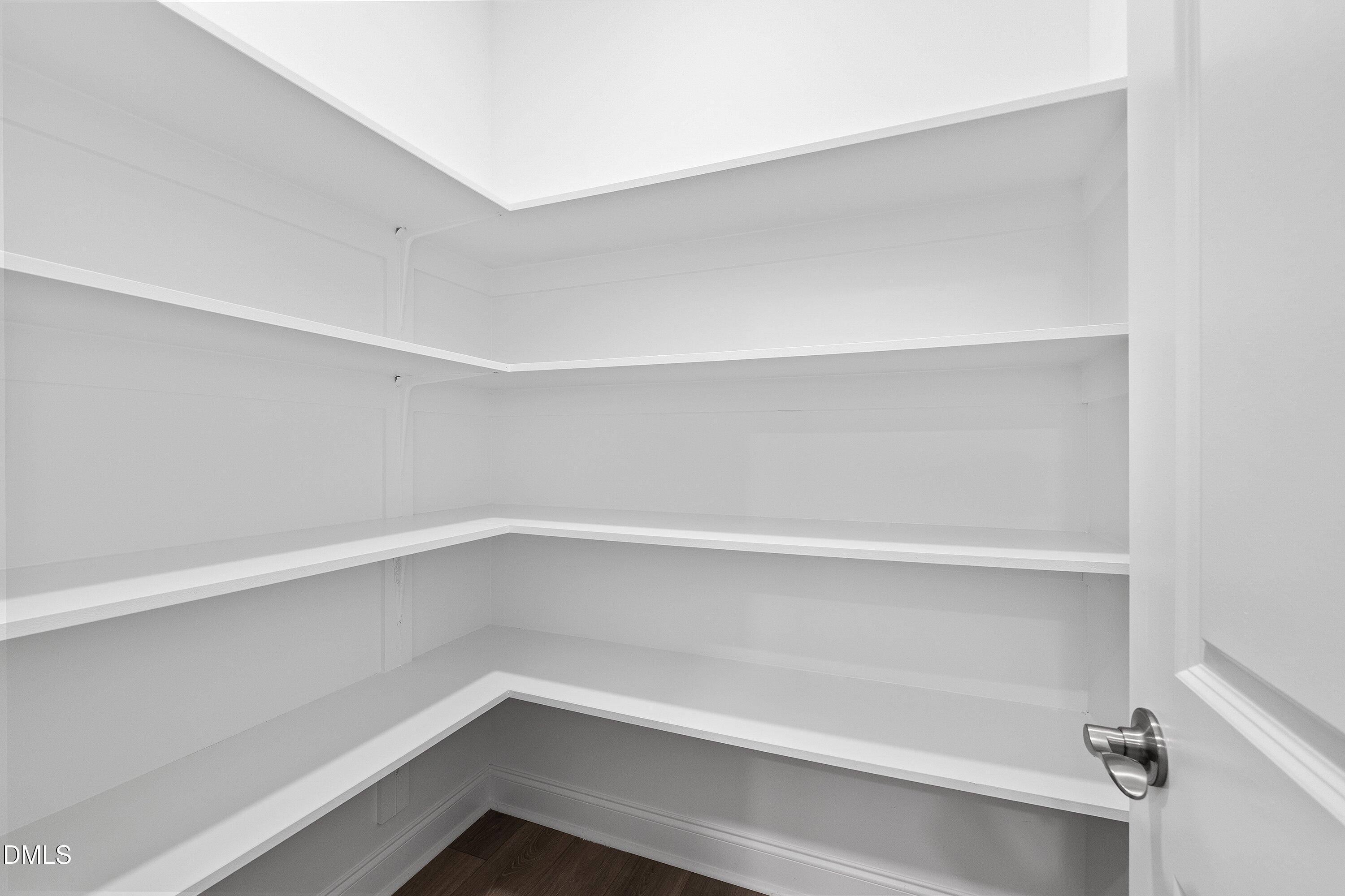 115 Swain Street Clayton, NC 27527 - Photo 16 of 46 a storage room with empty racks