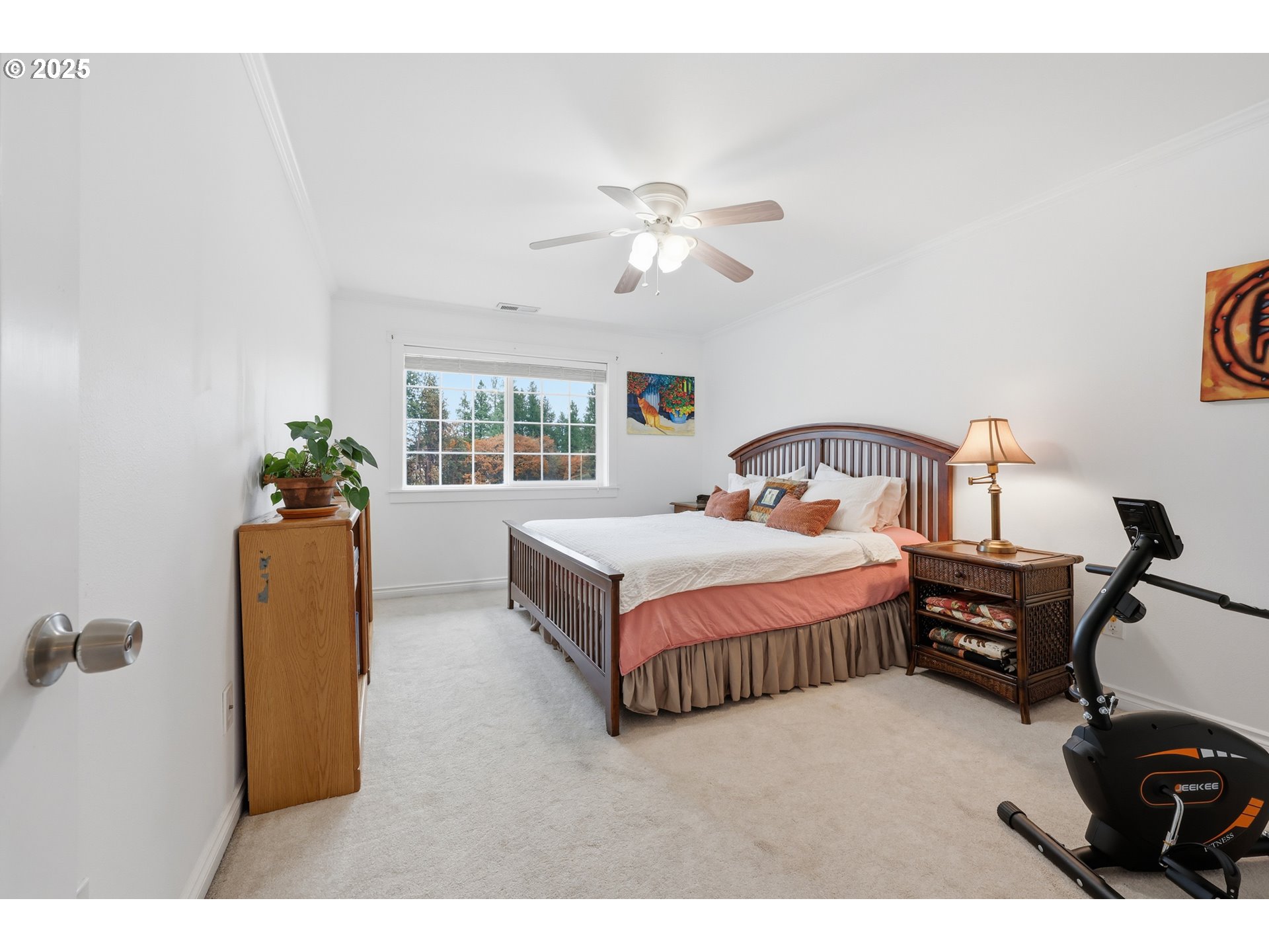 54472 Smock Road Tygh Valley, OR 97063 - Photo 28 of 48 a bedroom with a bed table and window