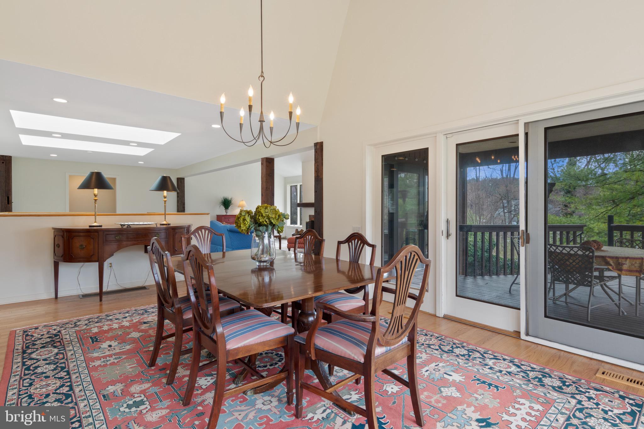 18 Berkshire Drive Wayne, PA 19087 - Photo 21 of 46 Dining room opens to Great room with door to deck.