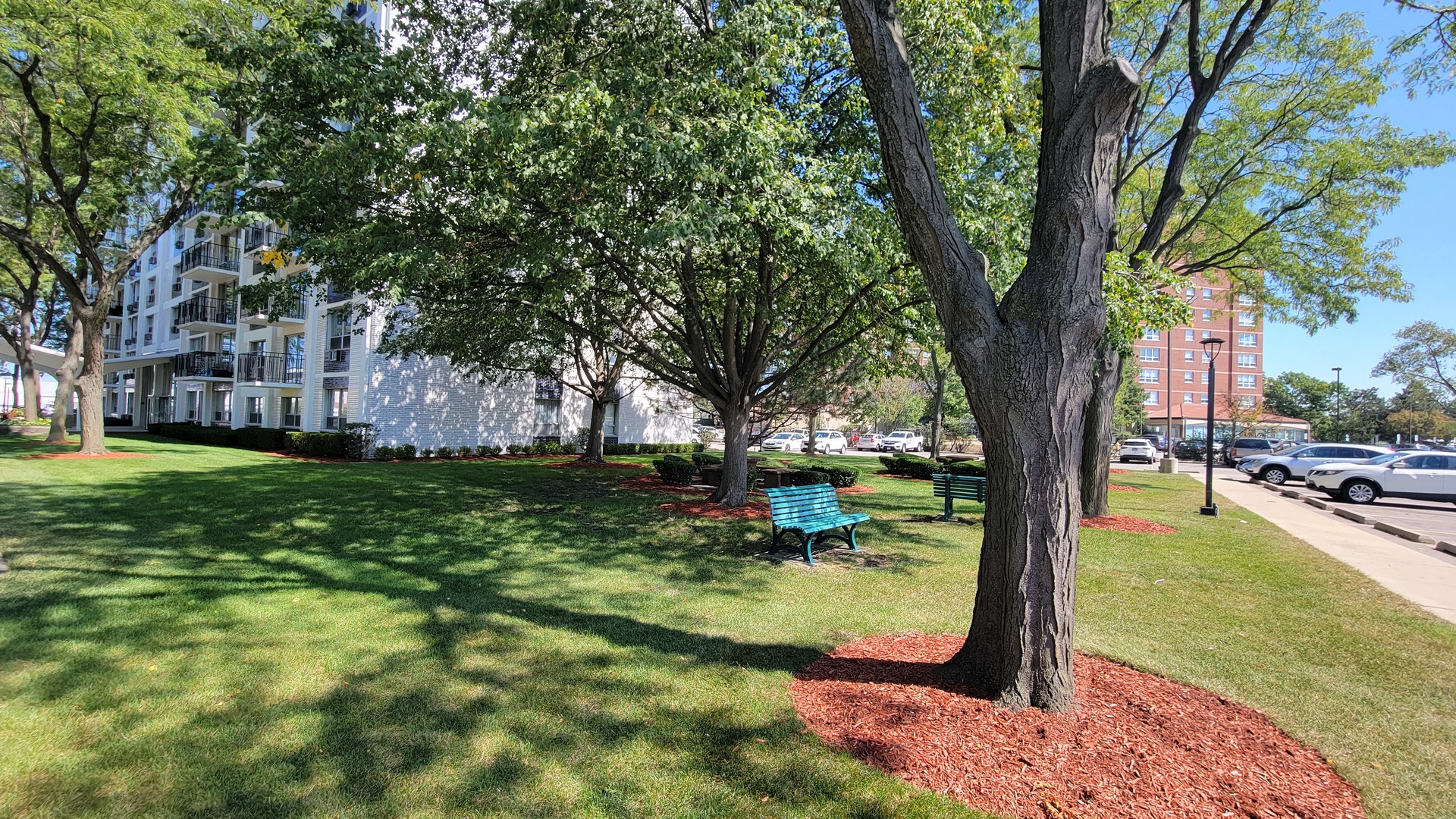 9001 West Golf Road, Unit 4B Des Plaines, IL 60016 - Photo 21 of 21 a backyard of a house with lots of green space