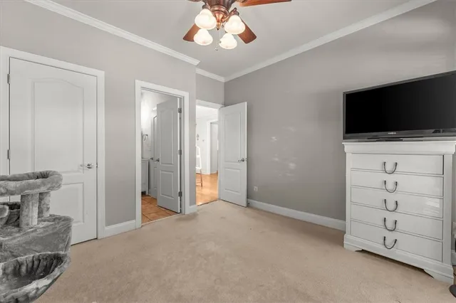 a view of a livingroom with a flat screen tv