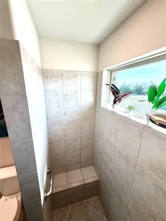 a close view of closet