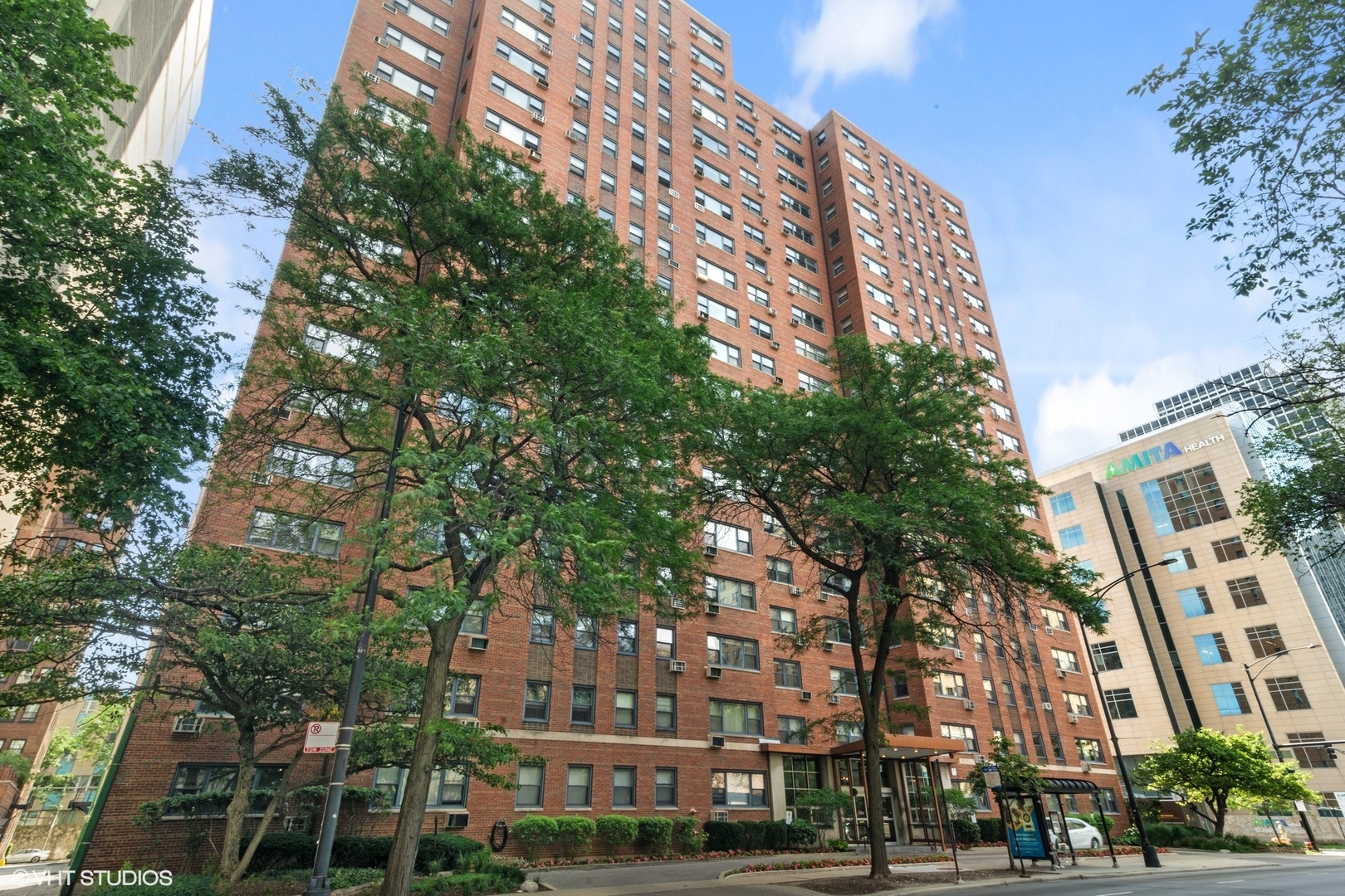 a view of a large building