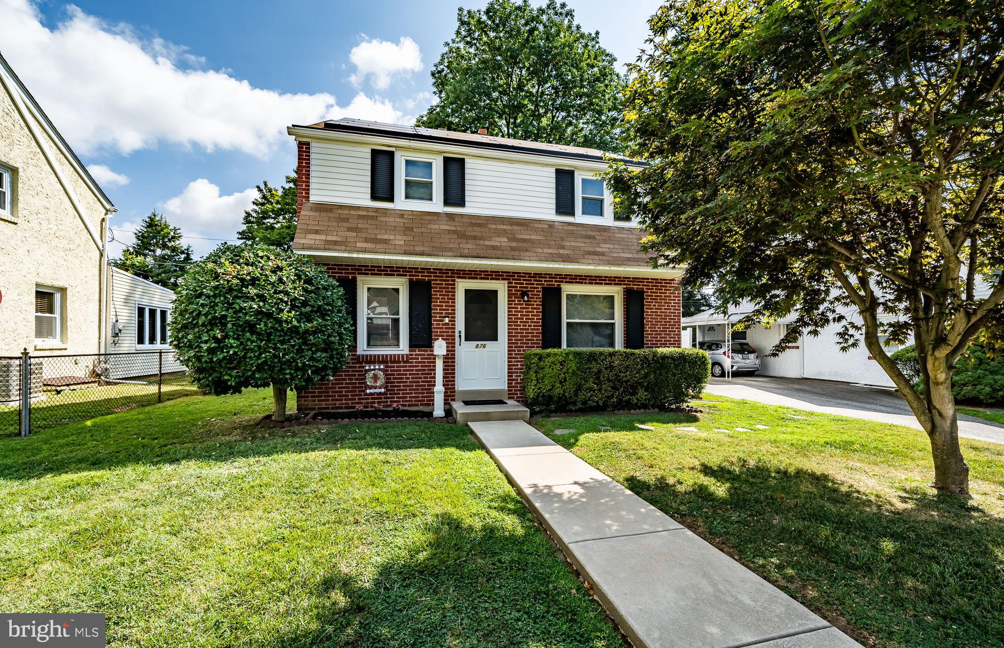 Front view from yard