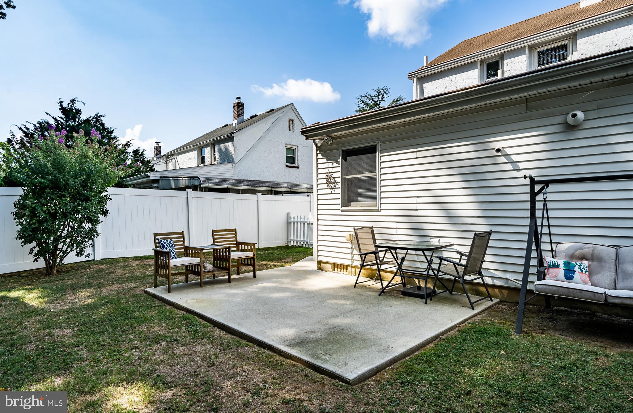 876 Cricket Road Secane, PA 19018 - Photo 33 of 37 Backyard view from back left