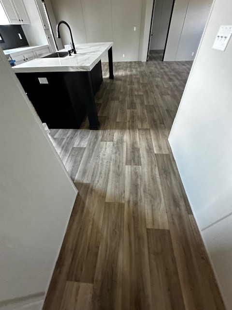 14318 Hughes Road Guy, TX 77444 - Photo 38 of 42 a view of kitchen with wooden floor