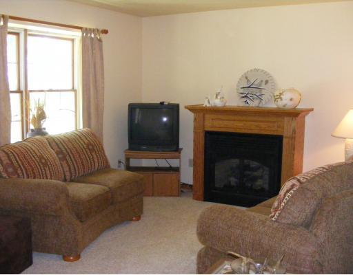 2031 Alamae Lakes Road Washington, PA 15301 - Photo 9 of 16 Living Room. Cozy living room with gas ventless fireplace for winter enjoyment. Flooded with mid afternoon sunlight. New carpet throughout the house in neutral shade of beige.