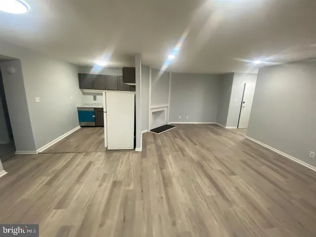 a view of a livingroom with a fireplace