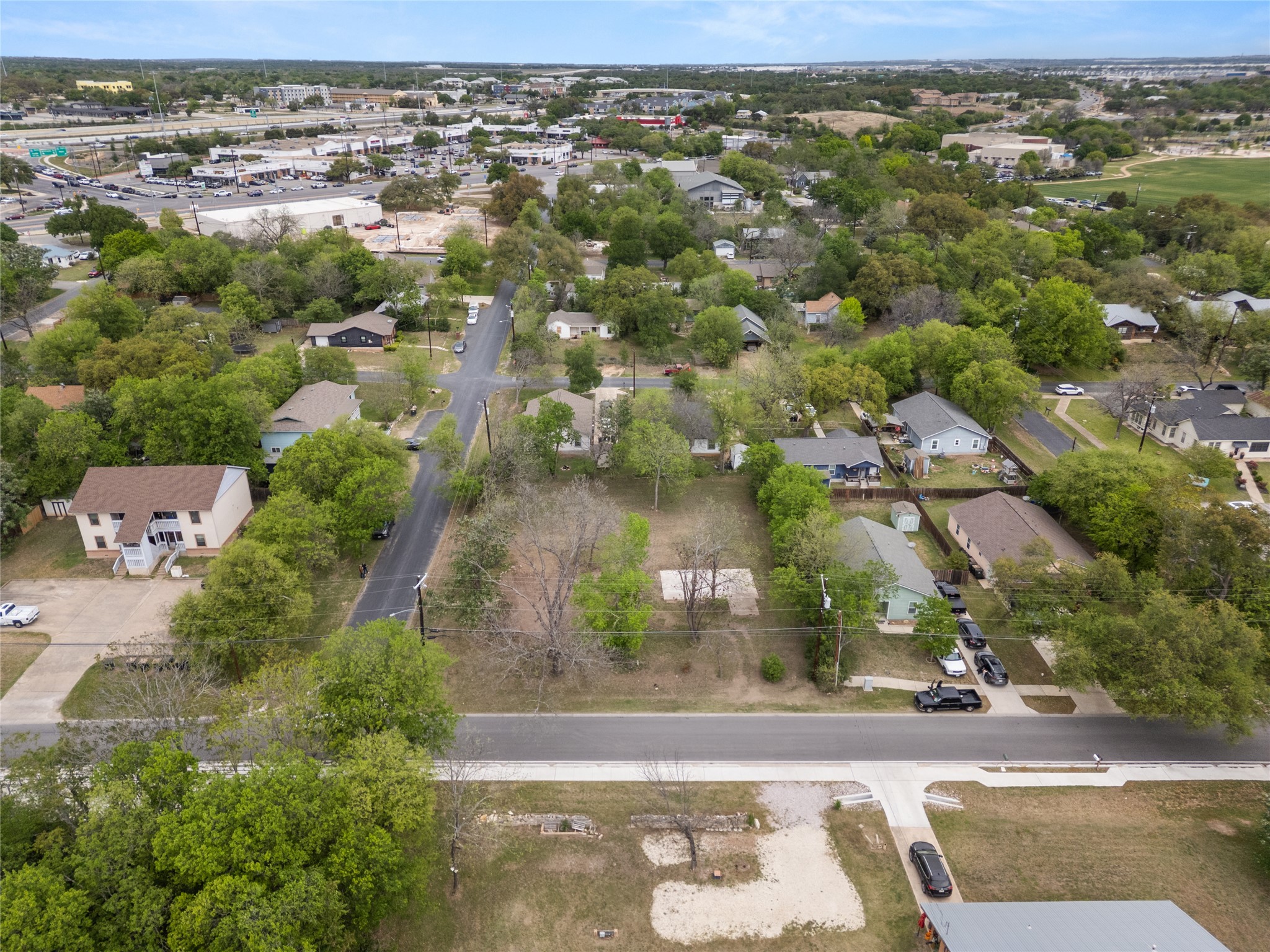 601 North Church Street Georgetown, TX 78626 - Photo 13 of 16 an aerial view of residential houses with outdoor space